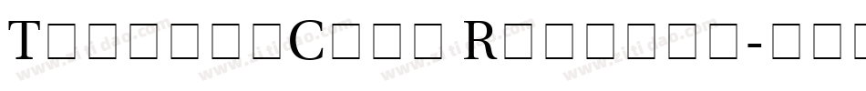 TitlingCaps Regular字体转换